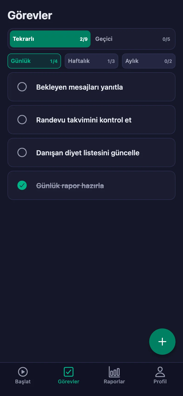 Görev Yönetimi