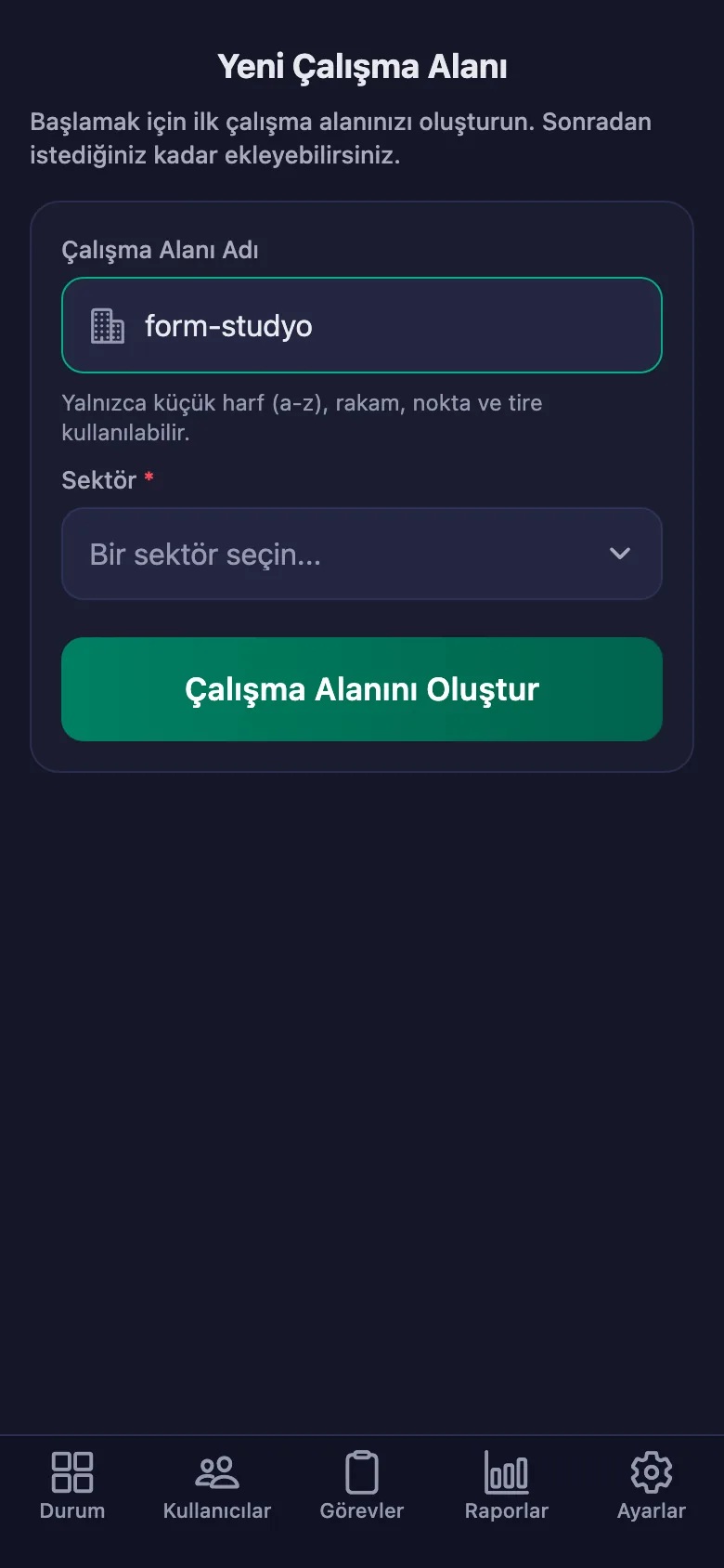 Alana verdiğiniz ad, sporcuların gireceği kodun da kendisi.