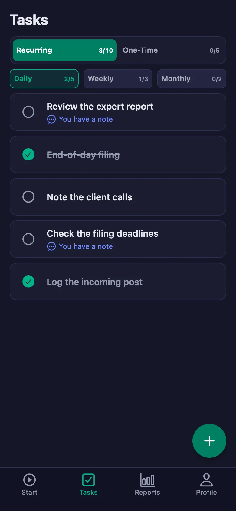 If you have a job waiting, a notification lands on your phone.