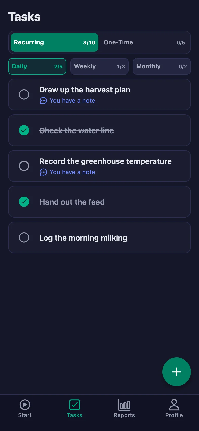 If you have a record waiting, a notification lands on your phone.