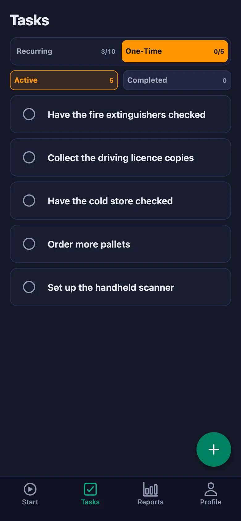 Daily checks open up again every day.