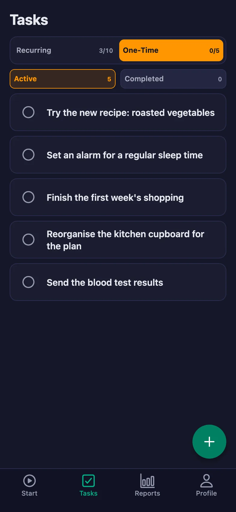 Daily items reopen every day.