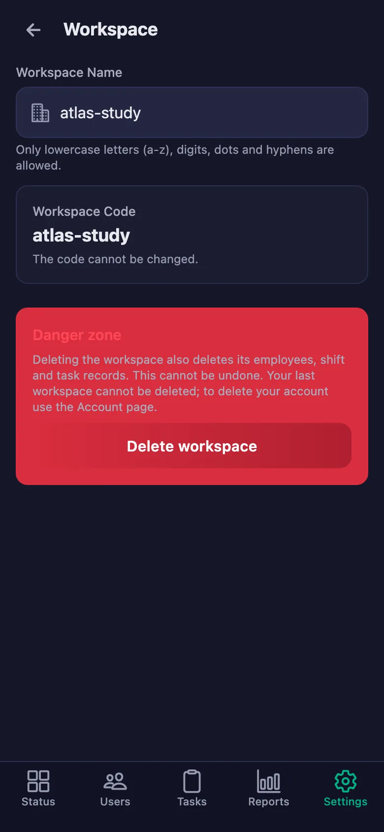 Download the report as a PDF; notifications can go to Telegram too.