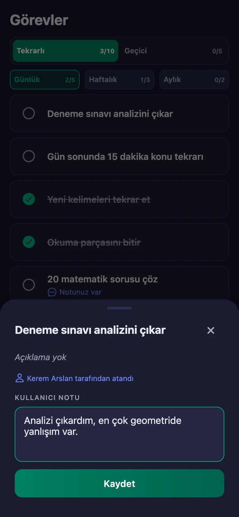 Nerede takıldığınızı yazıyorsunuz; öğretmeniniz okuyor ama değiştiremiyor.