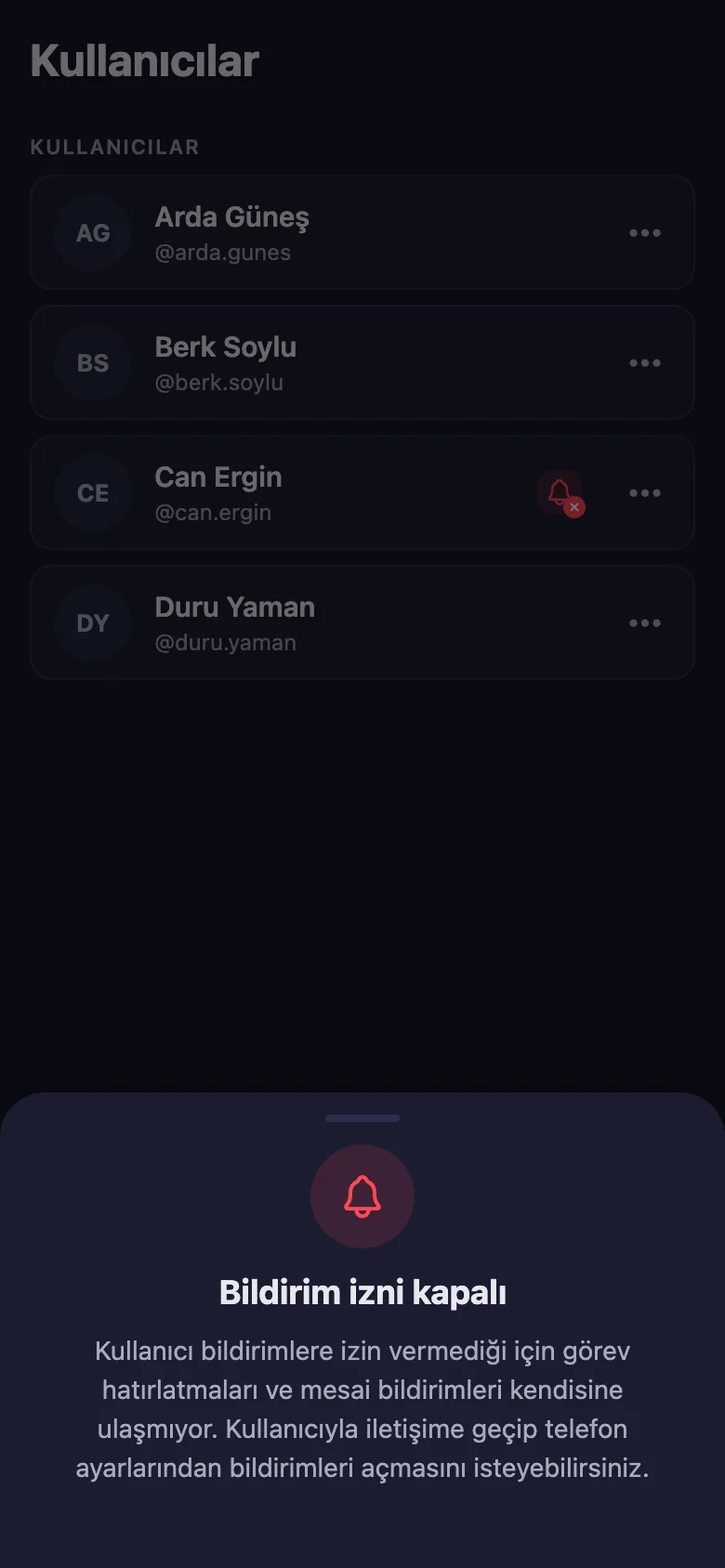 Sayaç yalnız stüdyoda başlasın; izin vermeyeni listede görüyorsunuz.
