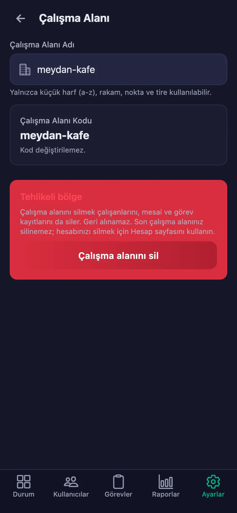 Raporu PDF olarak indiriyorsunuz; isterseniz bildirimler Telegram'a da düşüyor.