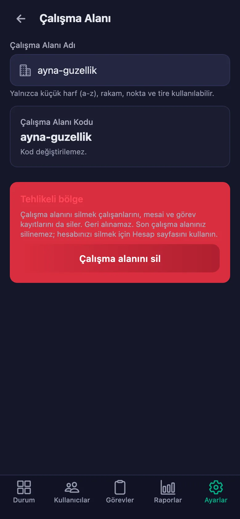 Raporu PDF olarak indiriyorsunuz; isterseniz bildirimler Telegram'a da düşüyor.