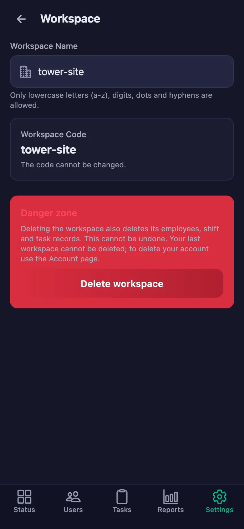 You download the report as a PDF; notifications can also go to Telegram if you want.