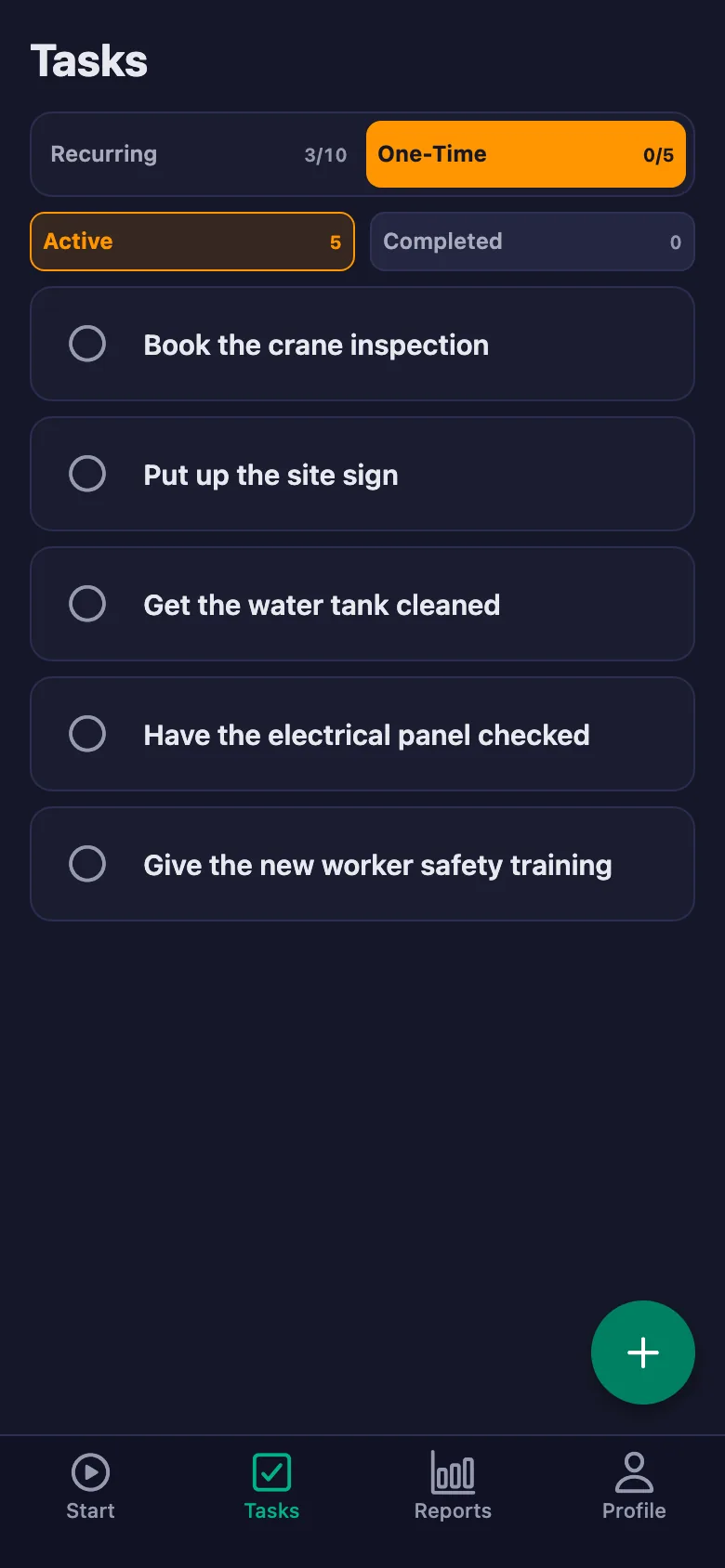 Daily checks open up again every day.