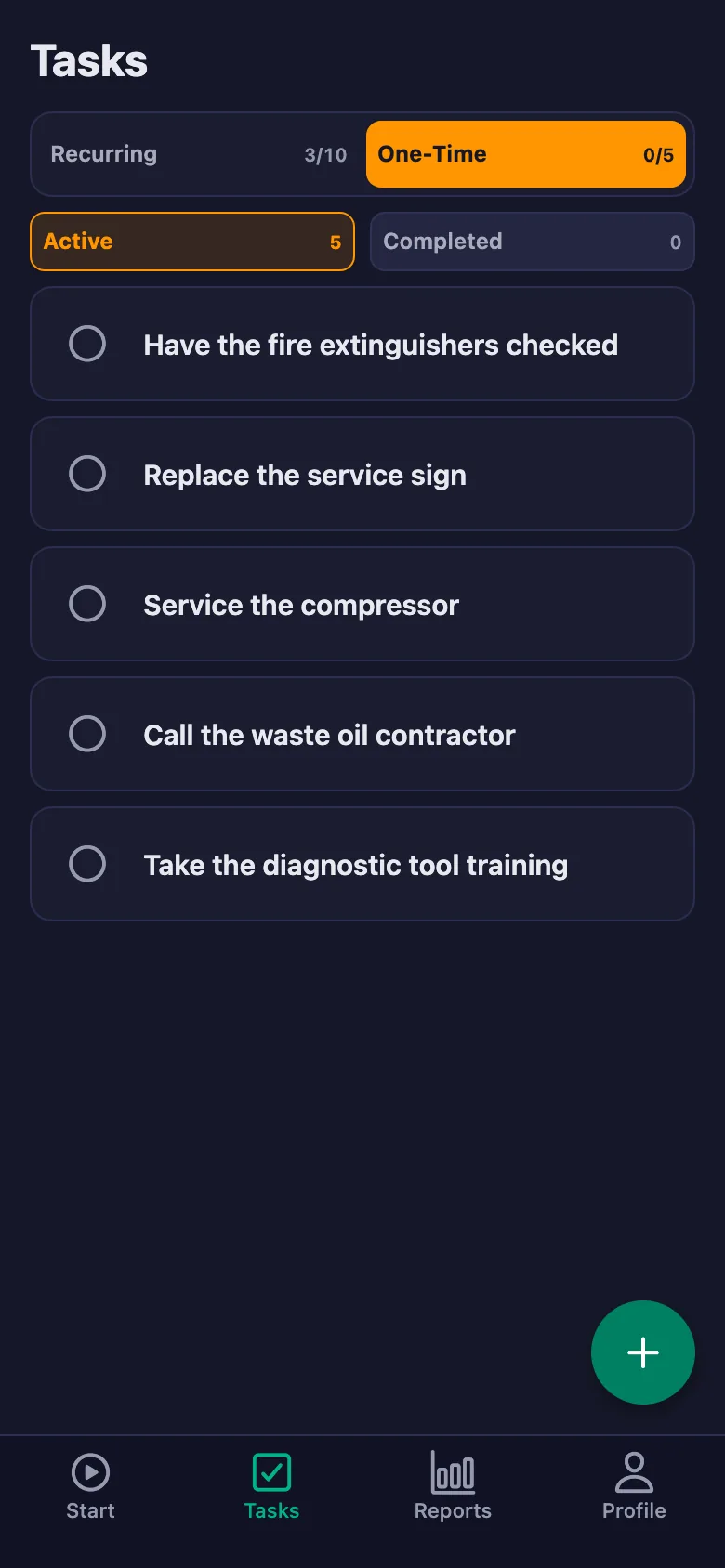 Daily checks open up again every day.