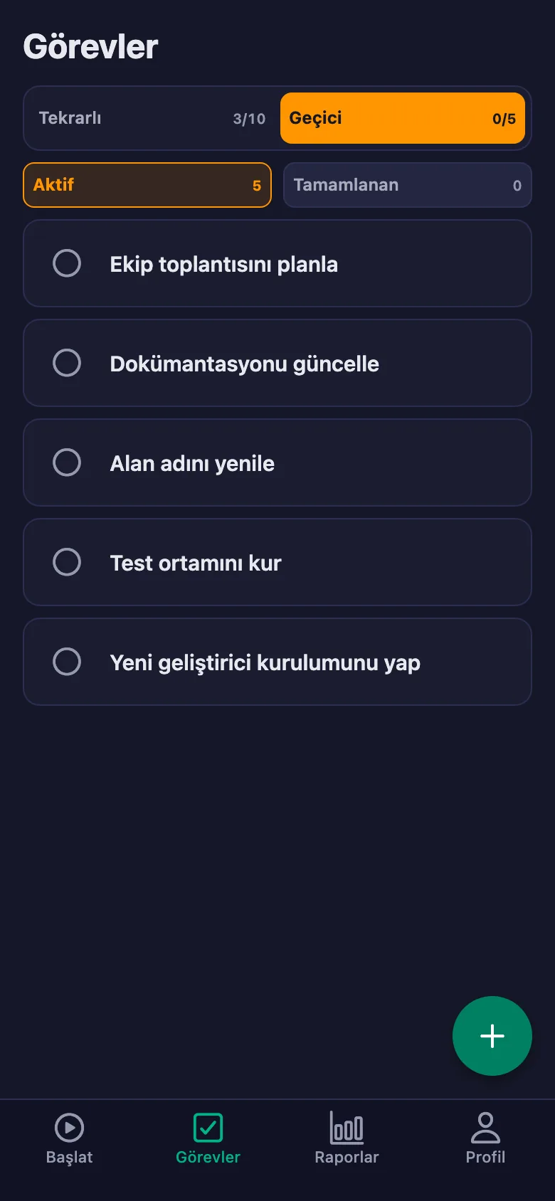 Günlük işler her gün yeniden açılıyor.