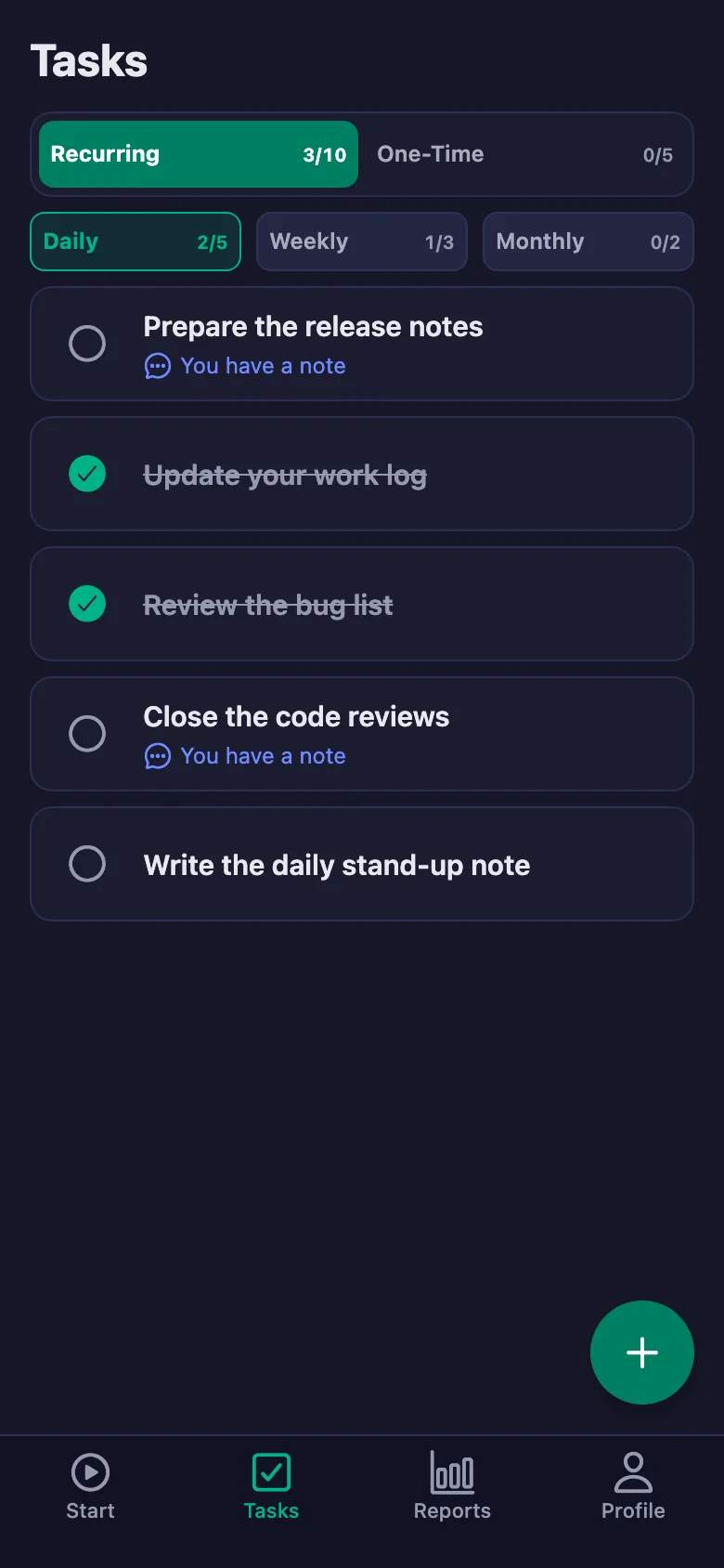 If you have a job waiting, a notification lands on your phone.